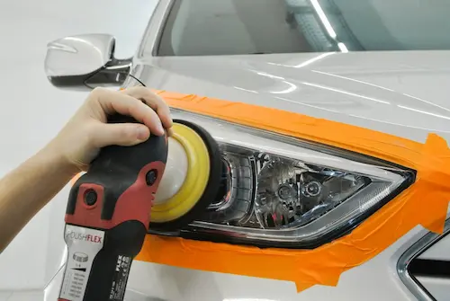 Polish profesional pentru faruri